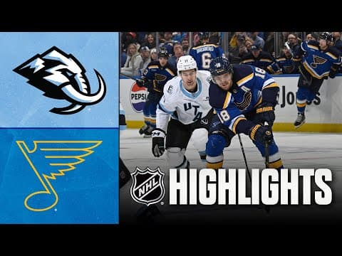 Mammoth vs. Blues | NHL Highlights | November 29, 2025