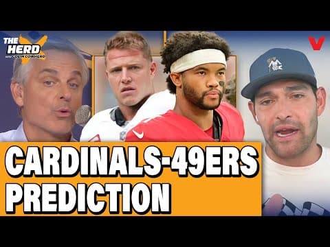 Cardinals-49ers prediction + BLAME Aaron Rodgers for Steelers' loss? | THE HERD NFL w/ Colin Cowherd