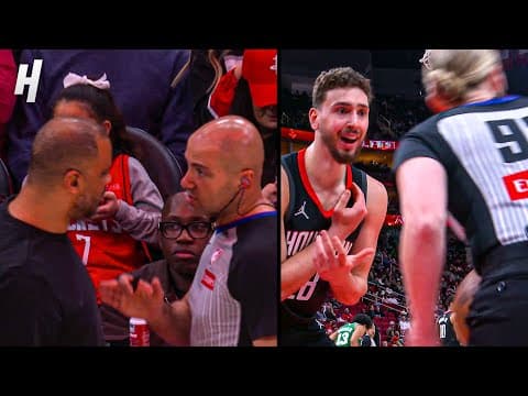 Ime Udoka & Alperen Sengun BOTH EJECTED 😳 vs Celtics