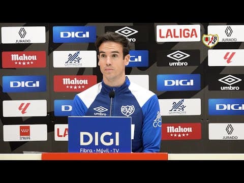 Íñigo Pérez previa Alavés - Rayo Vallecano de Copa