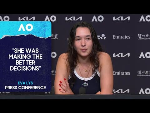 Eva Lys Press Conference | Australian Open 2026 First Round
