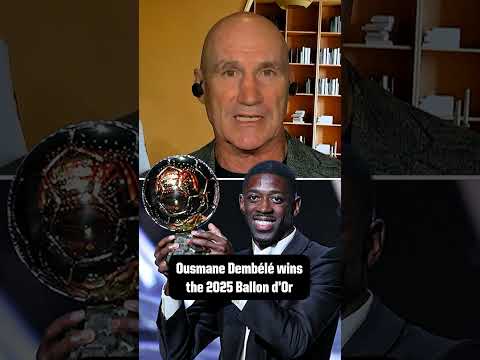 Ousmane Dembele wins the Ballon d'Or over Lamine Yamal 🏆
