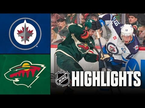 Jets vs. Wild | NHL Highlights | January 15, 2026