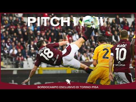 MONTAGNE RUSSE GRANATA 🎢 | TORINO-PISA 2-2 | PITCHVIEW 🎥 | SERIE A ENILIVE 2025/26
