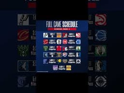 SUNDAY'S 11-GAME SLATE ‼️

📺 ABC & NBA League Pass
➡️ http://smart.link/h6st1n3k2q9sp