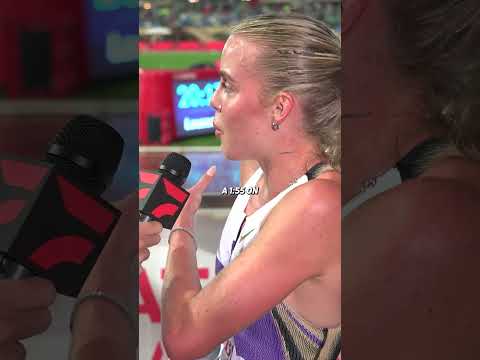 Second race of the season… and a meet record 😮‍💨 Keely Hodgkinson drops 1:55.69 at #LausanneDL! 💎🔥