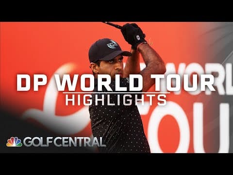 DP World Tour Highlights: 2025 Abu Dhabi HSBC Championship, Round 3 | Golf Central | Golf Channel