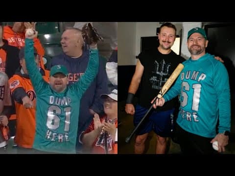 DUMP HERE! Fan who caught Cal Raleigh's Postseason homer, Jameson Turner, joins MLB Tonight!