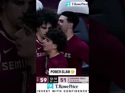 Lajae Jones took him off the dribble😮‍💨#collegebasketball #accbasketball #basketball #floridastate