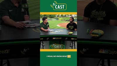 "There's no ego in this clubhouse." - Darell Hernaiz #athletics #shorts