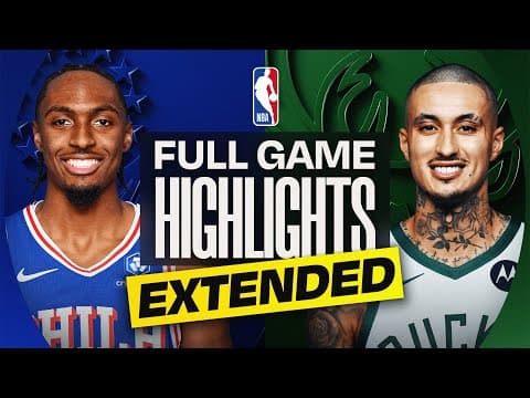 EXTENDED: 76ERS at BUCKS | FULL GAME HIGHLIGHTS | November 20, 2025