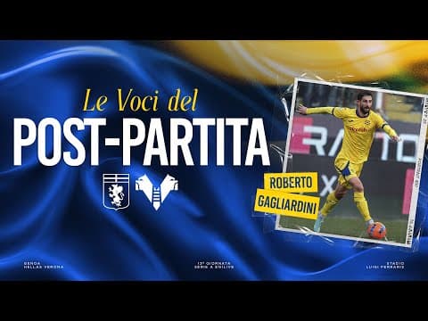 Serie A Enilive 2025/26 | Le voci del post partita: Roberto Gagliardini