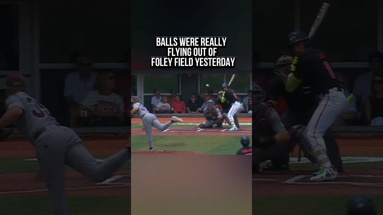 This was a wild scene. (It may have been edited slightly lol).  #baseball