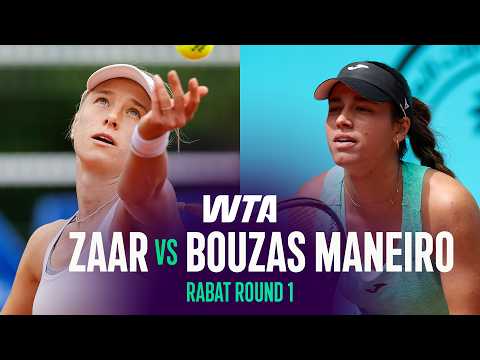 Lisa Zaar  vs. Jessica Bouzas Maneiro | 2026 Rabat Round 1 | WTA Match Highlights
