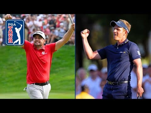Best shots from 2025 Ryder Cup captains | Keegan Bradley & Luke Donald