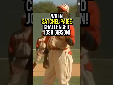 Satchel Paige once intentionally walked 2 hitters so he could to face Josh Gibson.#baseball 