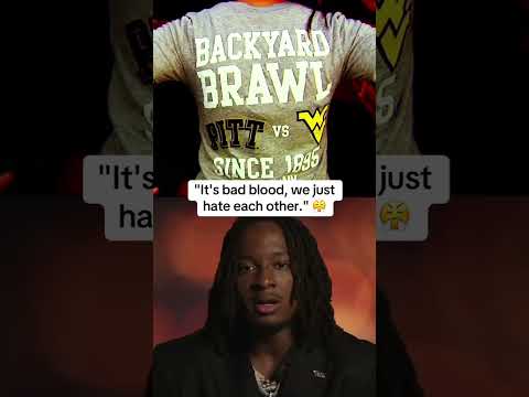 The Backyard Brawl between Pittsburgh and West Virginia never disappoints 🔥