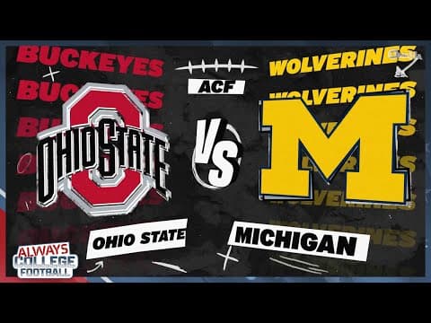 Ohio State can't lose 5 IN A ROW to Michigan … can they? | Always College Football