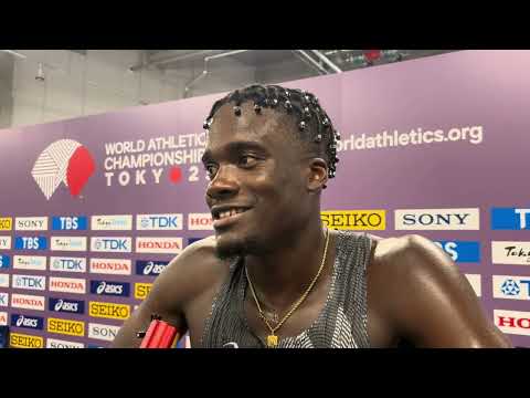 Makanakaishe Charamba Talks Representing Zimbabwe After 200m Heats at 2025 Tokyo World Championships
