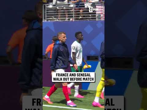 Kylian Mbappé leads out France at the team's 2026 FIFA World Cup opener 🇫🇷