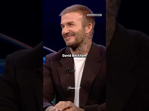 That is SIR DAVID BECKHAM to you 👑
