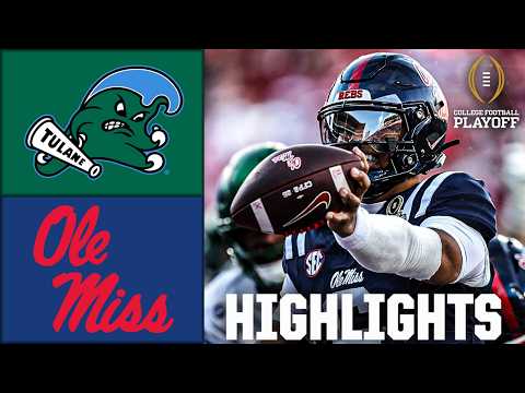CFP First Round: Tulane Green Wave vs. Ole Miss Rebels | Full Game Highlights | ESPN CFB