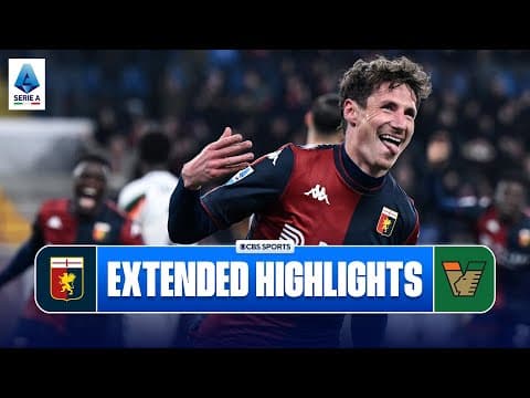 Genoa vs. Venezia: Extended Highlights | Serie A | CBS Sports Golazo