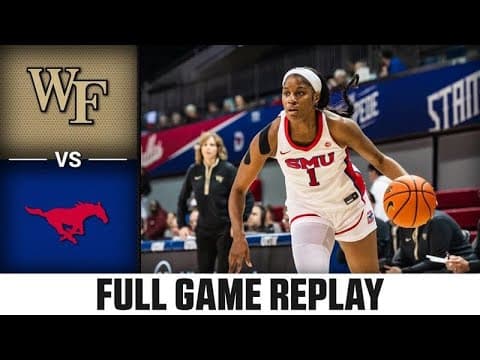 Wake Forest vs. SMU Full Game Replay | 2025-26 ACC Women's Basketball