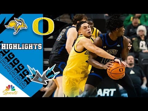 South Dakota State vs. Oregon | COLLEGE BASKETBALL HIGHLIGHTS | 11/12/25 | NBC Sports