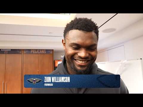 Zion Williamson on DeAndre Jordan, Dejounte Murray | Pelicans-Warriors Postgame Interview 2/24/2026