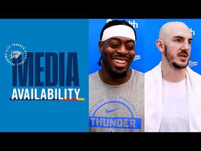 Practice Media Availability | Lu Dort and Alex Caruso | NBA Playoffs | April 15, 2026