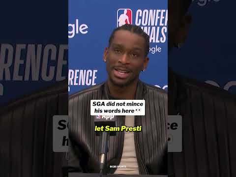 SGA believes in his front office. #thunder #sga #okcthunder