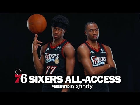 Sixers All-Access: VJ Edgecombe and Tyrese Maxey SLAM Cover Shoot