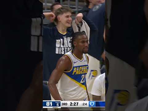 All-Star Behavior 🤩 Pascal Siakam Hammers it Home Off the Feed from Jarace Walker