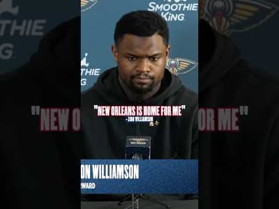 Zion Williamson: 'New Orleans is home for me' #pelicans #nba