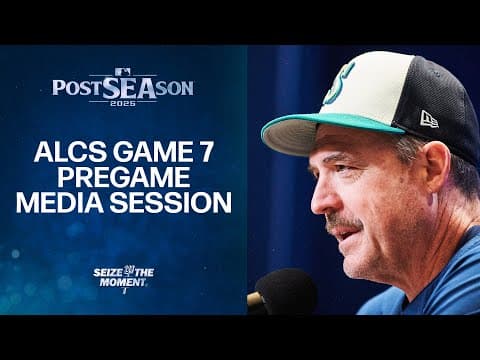 Mariners ALCS Game 7 Pregame News Conference: Dan Wilson