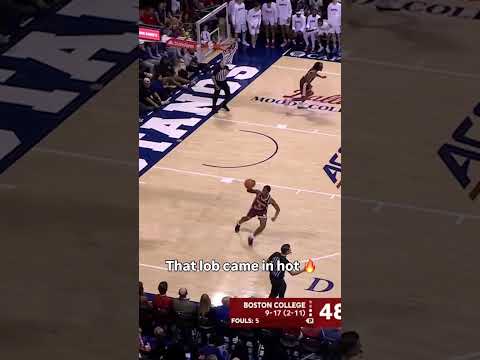 That pass was elite 🤩 #bostoncollege #accbasketball #collegebasketball