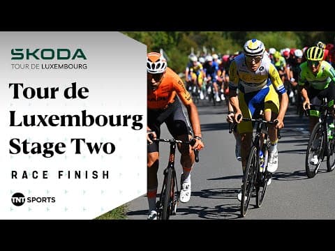 DRAMATIC ENDING 👏 | 2025 Tour de Luxembourg Stage Two Final KM’s | TNT Sports Cycling