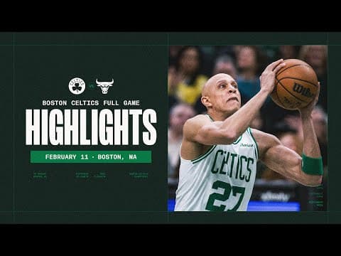 Nikola Vucevic leads Boston Celtics to 124-105 win over Chicago Bulls | Extended Highlights