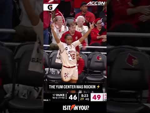 Duke squeaks out the dub in an absolute BATTLE with Louisville🔥 #louisville #duke #womensbasketball