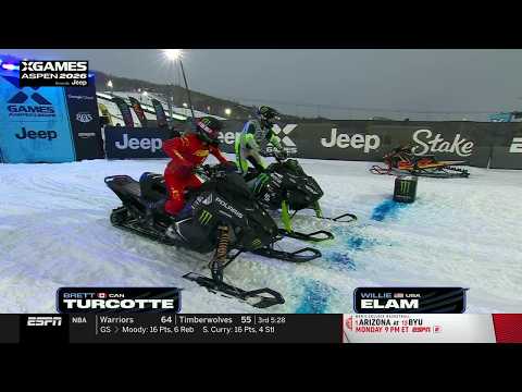 Willie Elam wins gold in the Men's Snowmobile Speed Race 🏅 | 2026 X Games