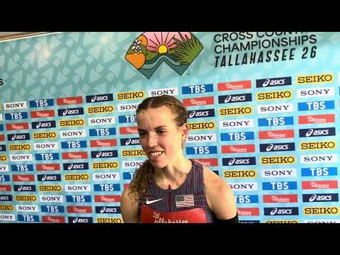 Daniela Scheffler after taking 20th at 2026 World Cross Country Championships