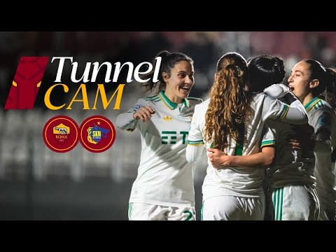 BEHIND THE SCENES | ROMA 6-1 ST. POLTEN | AS Roma Women Tunnel Cam 2025-26
