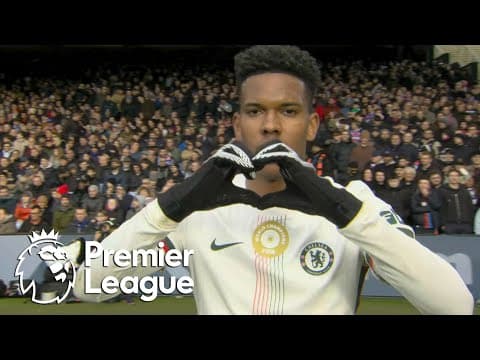 Estevao darts away, smashes Chelsea in front of Crystal Palace | Premier League | NBC Sports