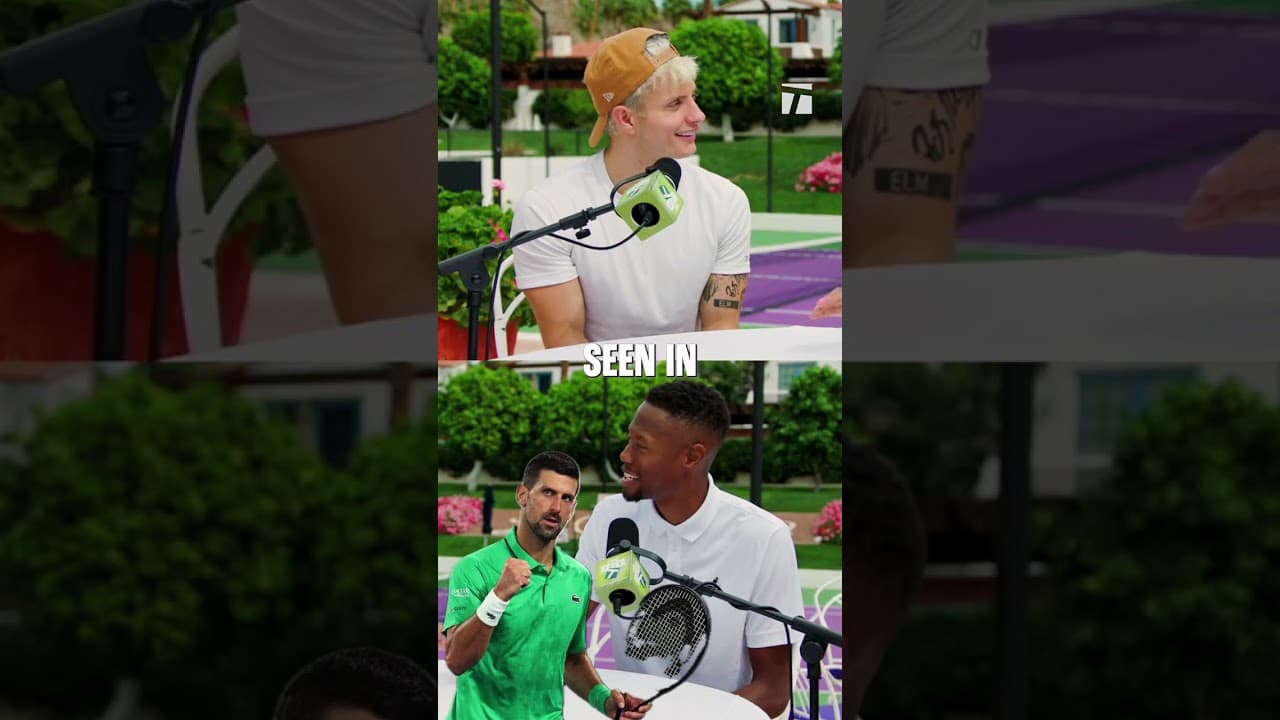 Who are the GOATS of comedy and tennis? 🎭🐐🎾 #tennis #comedy #podcast #goat #goats