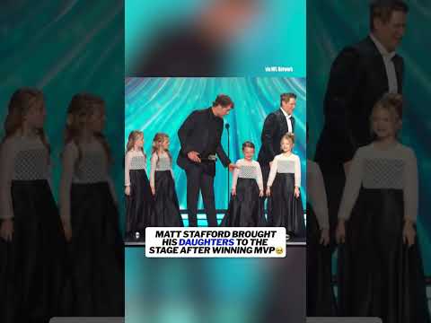 A special moment for the Stafford family ❤️ #nfl #matthewstafford