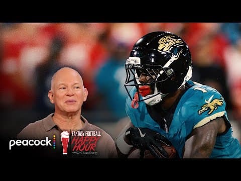 Fire up RBs Travis Etienne Jr., Rico Dowdle for Week 9 | Fantasy Football Happy Hour | NFL on NBC