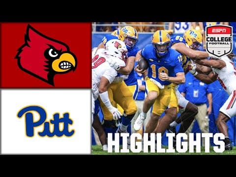 Louisville Cardinals vs. Pittsburgh Panthers | Full Game Highlights | ESPN College Football