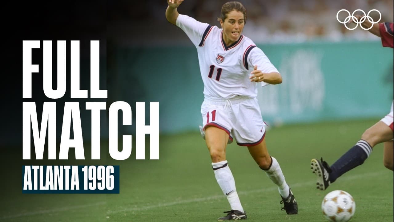 USA 🇺🇸 vs China 🇨🇳 | Full Final Match | Atlanta 1996 Women's Football Debut ⚽️