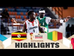 Uganda 🇺🇬 v Mali 🇲🇱 | Extended Highlights | FIBA Basketball World Cup 2027 African Qualif.